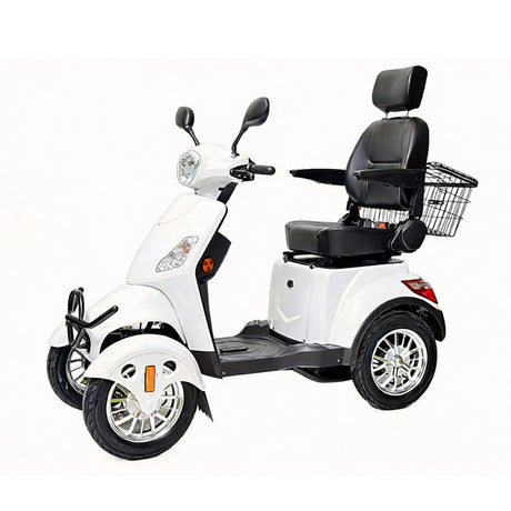 Eeeza 4-Wheel Electric Mobility Scooter with 3 Selectable Speed Modes and 500W Motor, 150kg Max Load