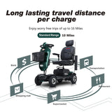 METRO MOBILITY Foldable 300W 24V 20Ah Electric Mobility Scooter