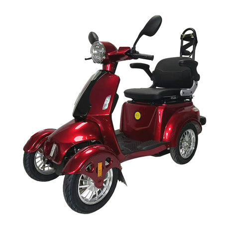 Eeeza 2D4L Electric Mobility Scooter With Golf Ball Rack, 500W 60V 20A