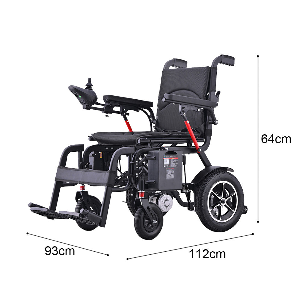 Eeeza BW01 Foldable and Portable Electric Wheelchair, 1-6km/h, 24V10A