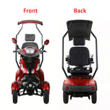 Jemeela B03B Mobility Scooter with Canopy & Windshield, 500W 60V20Ah