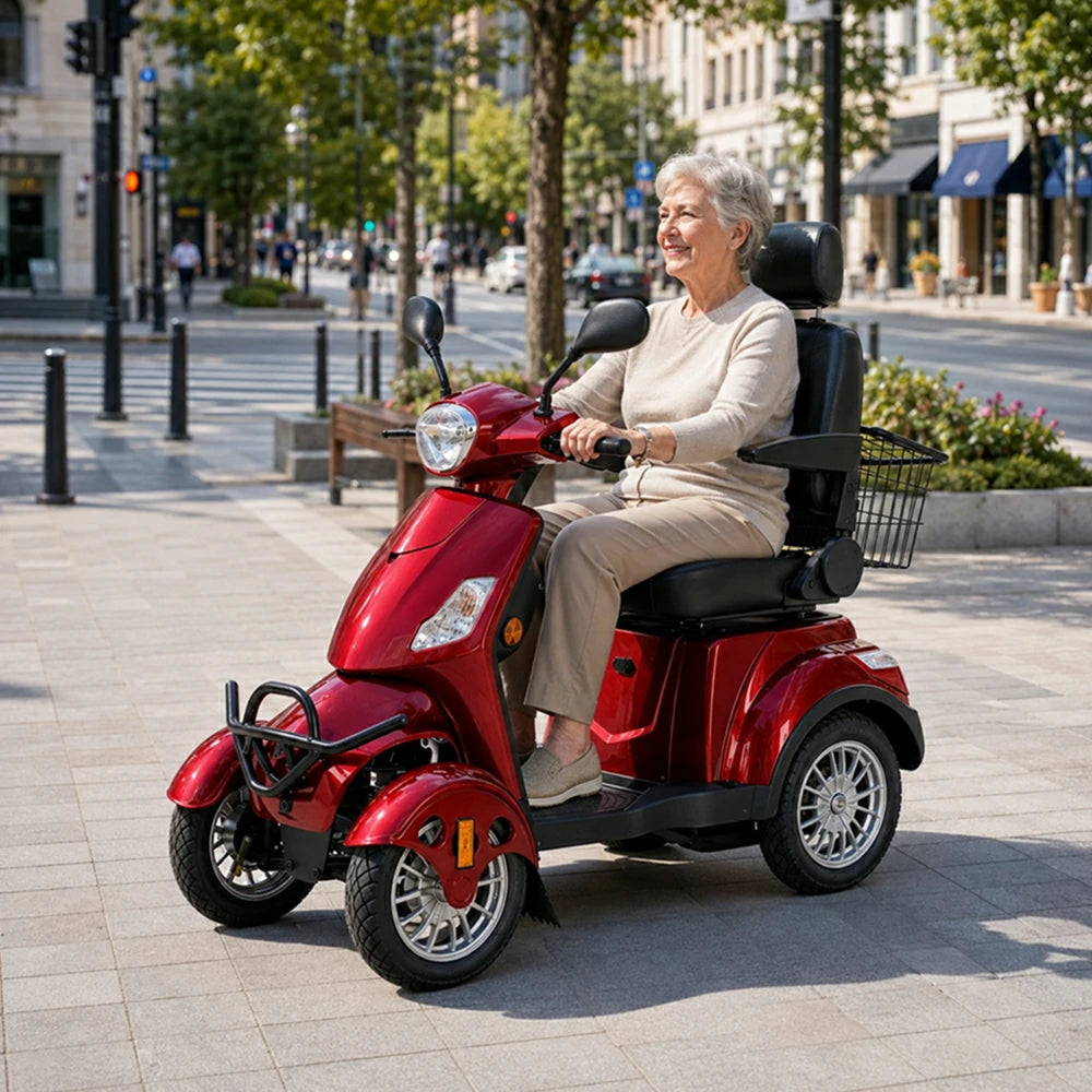 Jemeela B03/B03 4-Wheel Electric Mobility Scooter,500W, 150kg Max Load