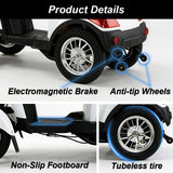 Jemeela B03/B03 4-Wheel Electric Mobility Scooter,500W, 150kg Max Load