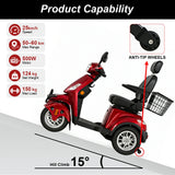 Jemeela B03/B03 4-Wheel Electric Mobility Scooter,500W, 150kg Max Load