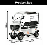 Jemeela E60 Electric Mobility Scooter with Long-Range, 1000W 60V 20Ah