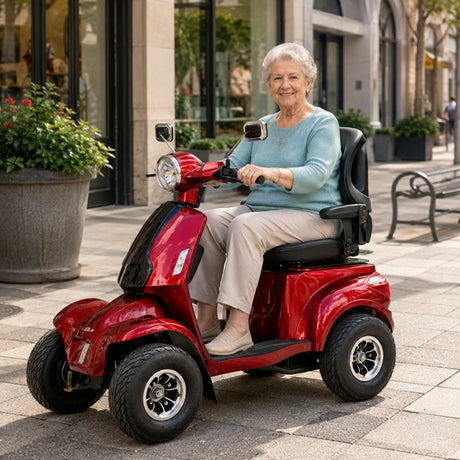 Jemeela AFDD Adjustable Electric Mobility Scooter, 1000W 60V 20Ah