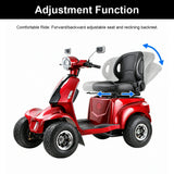 Jemeela AFDD Adjustable Electric Mobility Scooter, 1000W 60V 20Ah