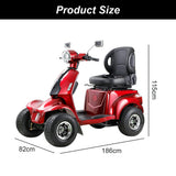 Jemeela AFDD Adjustable Electric Mobility Scooter, 1000W 60V 20Ah