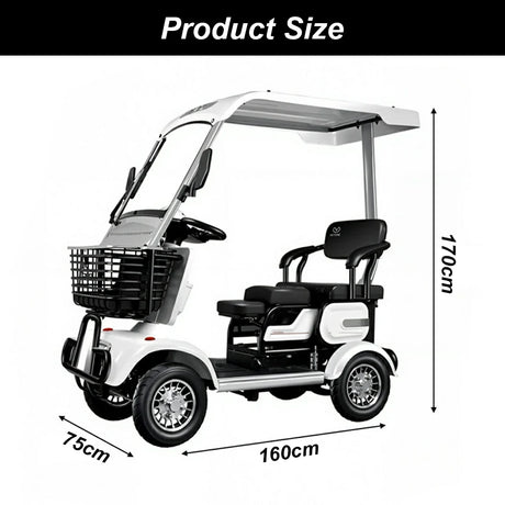 Jemeela E30 Electric Mobility Scooter, 1000W 60V 20Ah