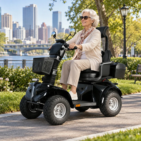 Jemeela DJD2D Foldable Electric Mobility Scooter, 1000W 60V 20Ah