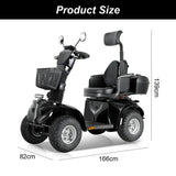 Jemeela DJD2D Foldable Electric Mobility Scooter, 1000W 60V 20Ah