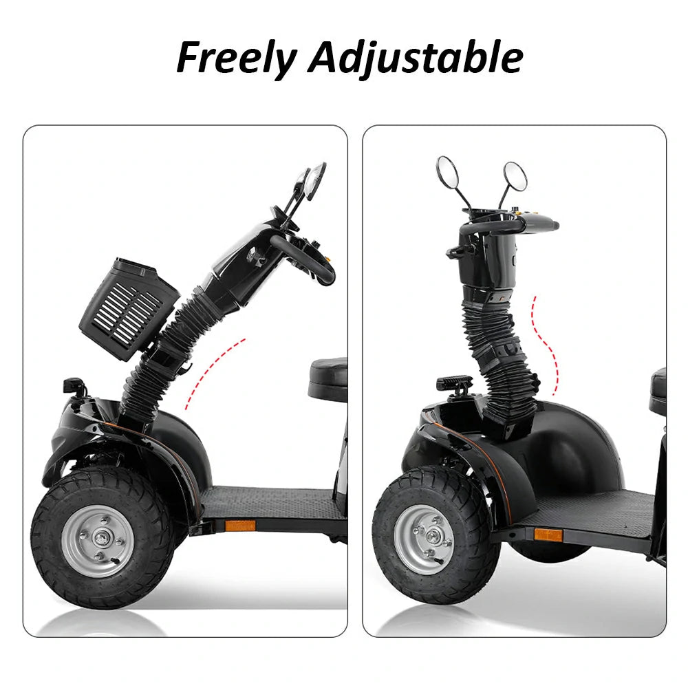 Jemeela DJD2D Foldable Electric Mobility Scooter, 1000W 60V 20Ah