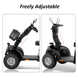 Jemeela DJD2D Foldable Electric Mobility Scooter, 1000W 60V 20Ah