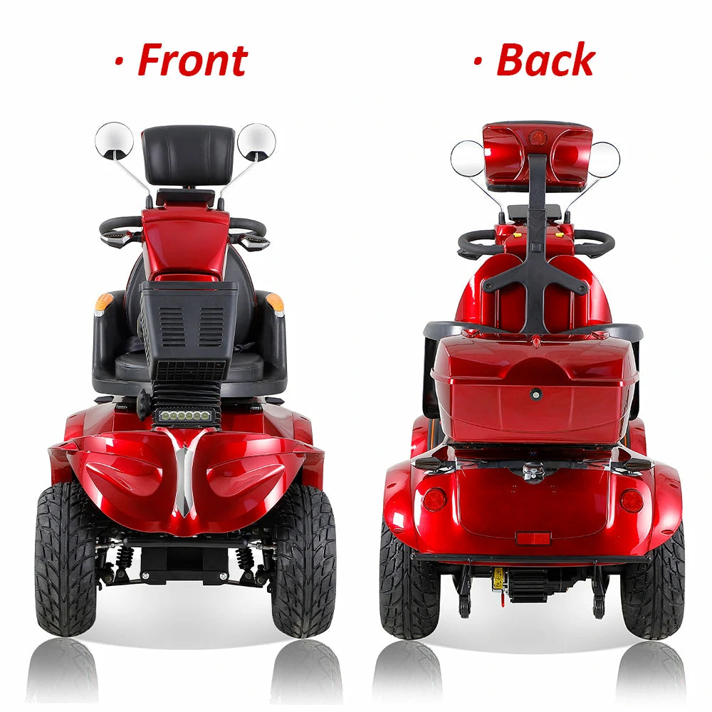 Jemeela DJD2D Foldable Electric Mobility Scooter, 1000W 60V 20Ah