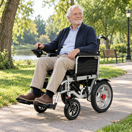 Jemeela MW1103 Electric Wheelchair for Senior, 500W, 16-Inch Tyres