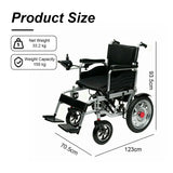 Jemeela MW1103 Electric Wheelchair for Senior, 500W, 16-Inch Tyres