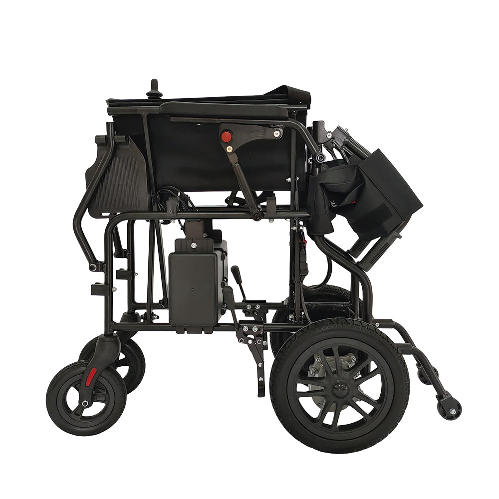 Jemeela WD601 Foldable Electric Wheelchair for Senior, 6km/h, 24V12Ah