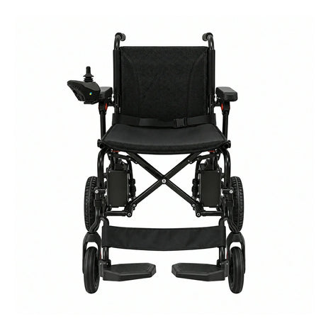 Jemeela WD601 Foldable Electric Wheelchair for Senior, 6km/h, 24V12Ah