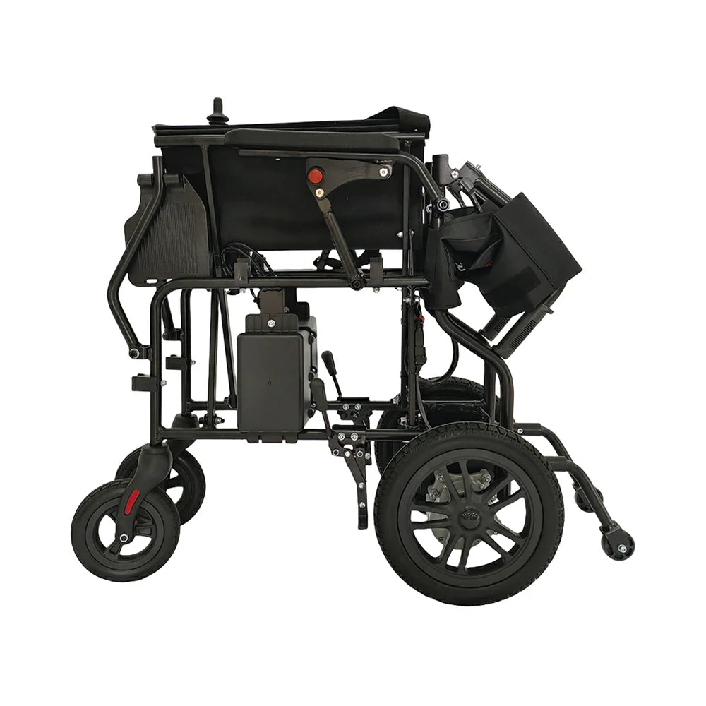 Jemeela WD601 Foldable Electric Wheelchair for Senior, 6km/h, 24V12Ah