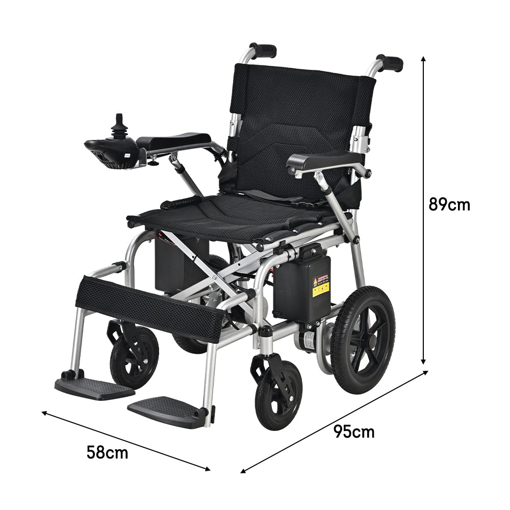 Jemeela 6013A Foldable and Portable Electric Wheelchair, 1–6 km/h