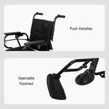 Jemeela 6013A Foldable and Portable Electric Wheelchair, 1–6 km/h