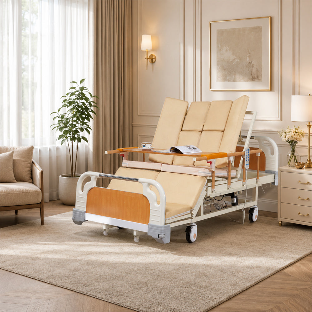 Jemeela Adjustable Electric Bed for Senior with Nursing Mattress