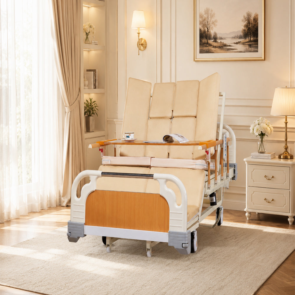 Jemeela Adjustable Electric Bed for Senior with Nursing Mattress