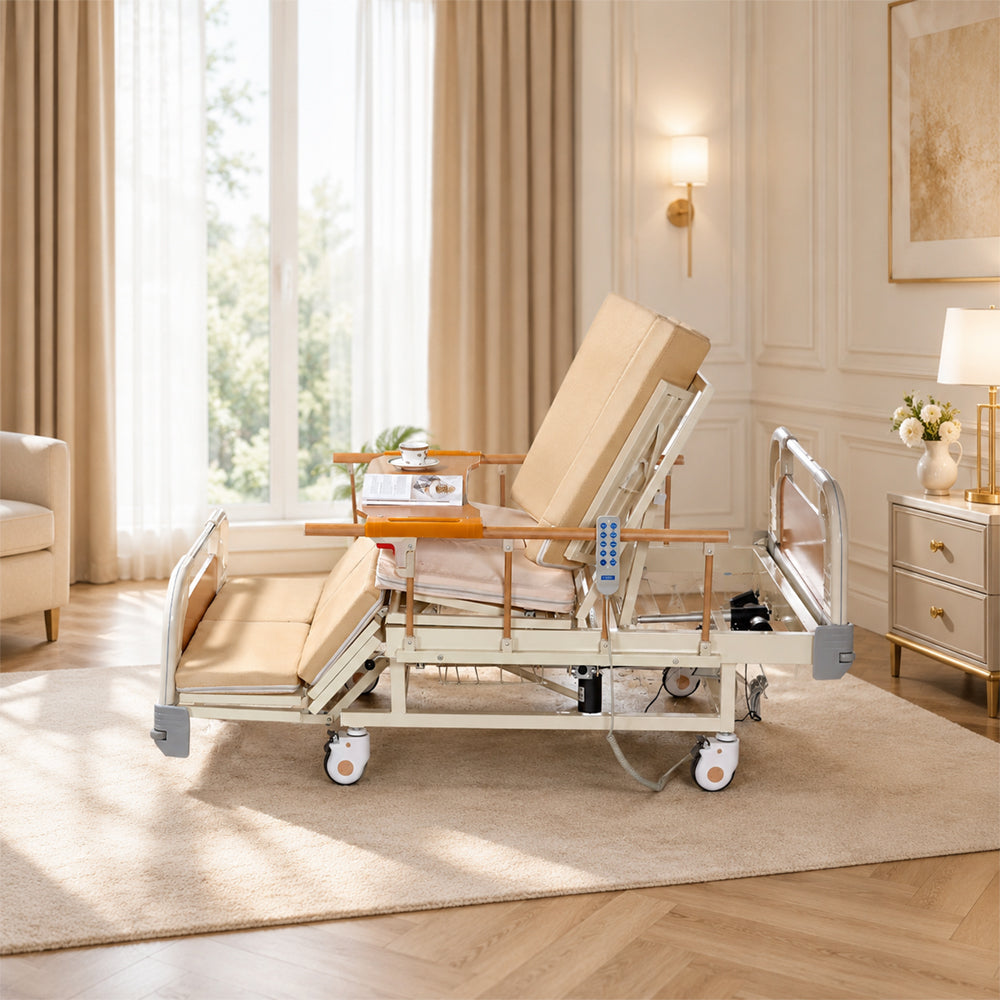 Jemeela Adjustable Electric Bed for Senior with Nursing Mattress