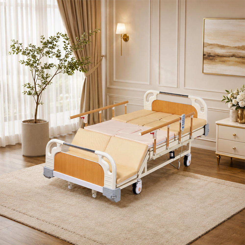 Jemeela Adjustable Electric Bed for Senior with Nursing Mattress