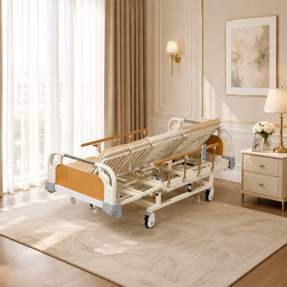 Jemeela Adjustable Electric Bed for Senior with Nursing Mattress