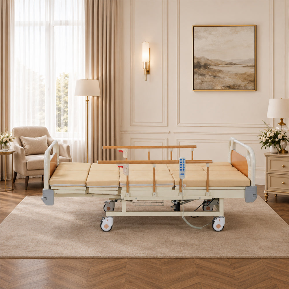 Jemeela Adjustable Electric Bed for Senior with Nursing Mattress