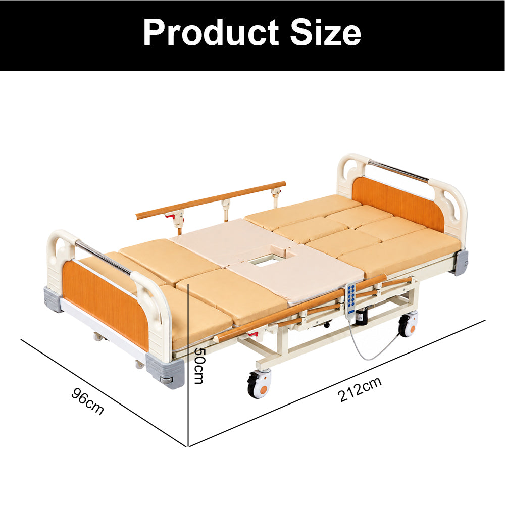 Jemeela Adjustable Electric Bed for Senior with Nursing Mattress