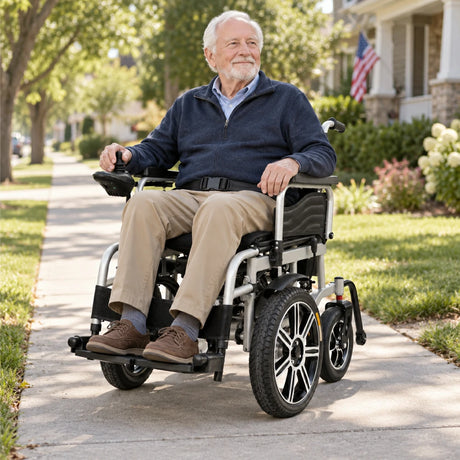 Jemeela N1010 All-Terrain Electric Wheelchair, Black