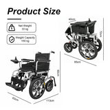 Jemeela N1010 All-Terrain Electric Wheelchair, Black