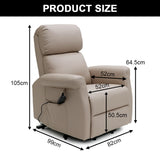 Jemeela JKY9167 Lift Recliner Chair with OKIN Motor, Max Load 155 kg