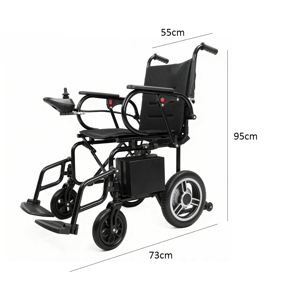 Jemeela N80012 Foldable and Portable Electric Wheelchair, 500W 24V 12A