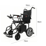 Jemeela N80012 Foldable and Portable Electric Wheelchair, 500W 24V 12A