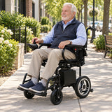 Jemeela N80012 Foldable and Portable Electric Wheelchair, 500W 24V 12A