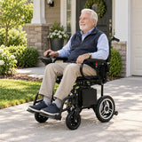 Jemeela N80012 Foldable and Portable Electric Wheelchair, 500W 24V 12A