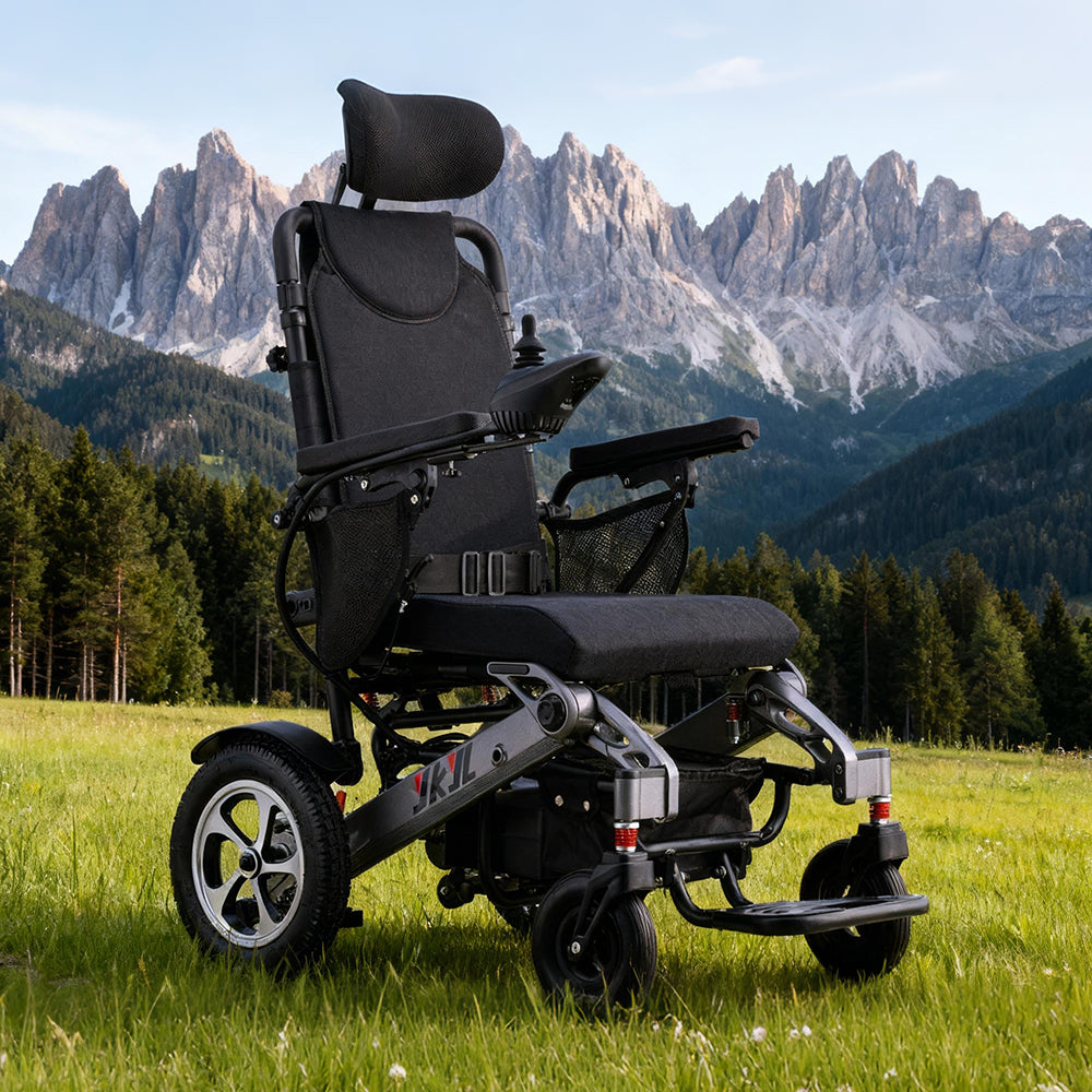 Jemeela 9001 Foldable Portable Electric Wheelchair, 1-6km/h, 24V13A