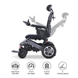 Jemeela 9001 Foldable Portable Electric Wheelchair, 1-6km/h, 24V13A