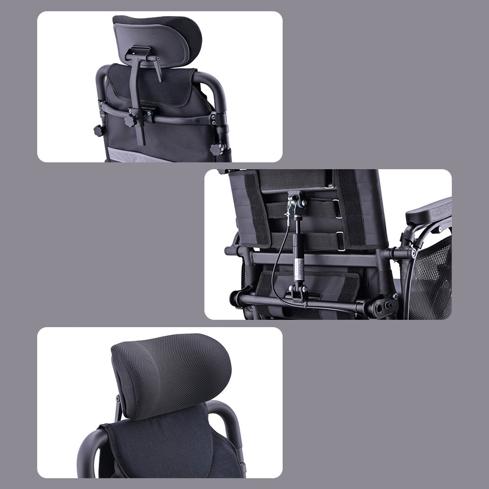 Jemeela 9001 Foldable Portable Electric Wheelchair, 1-6km/h, 24V13A
