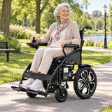Jemeela 9000 Foldable Electric Wheelchair, Aluminum Alloy, 1-6km/h
