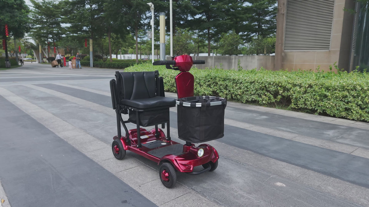 Jemeela Adults Electric Scooter, Collapsible Mobility Scooter 24V 20Ah